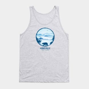 Asheville Blue Ridge Mountains - BLUE GREY 01 Tank Top